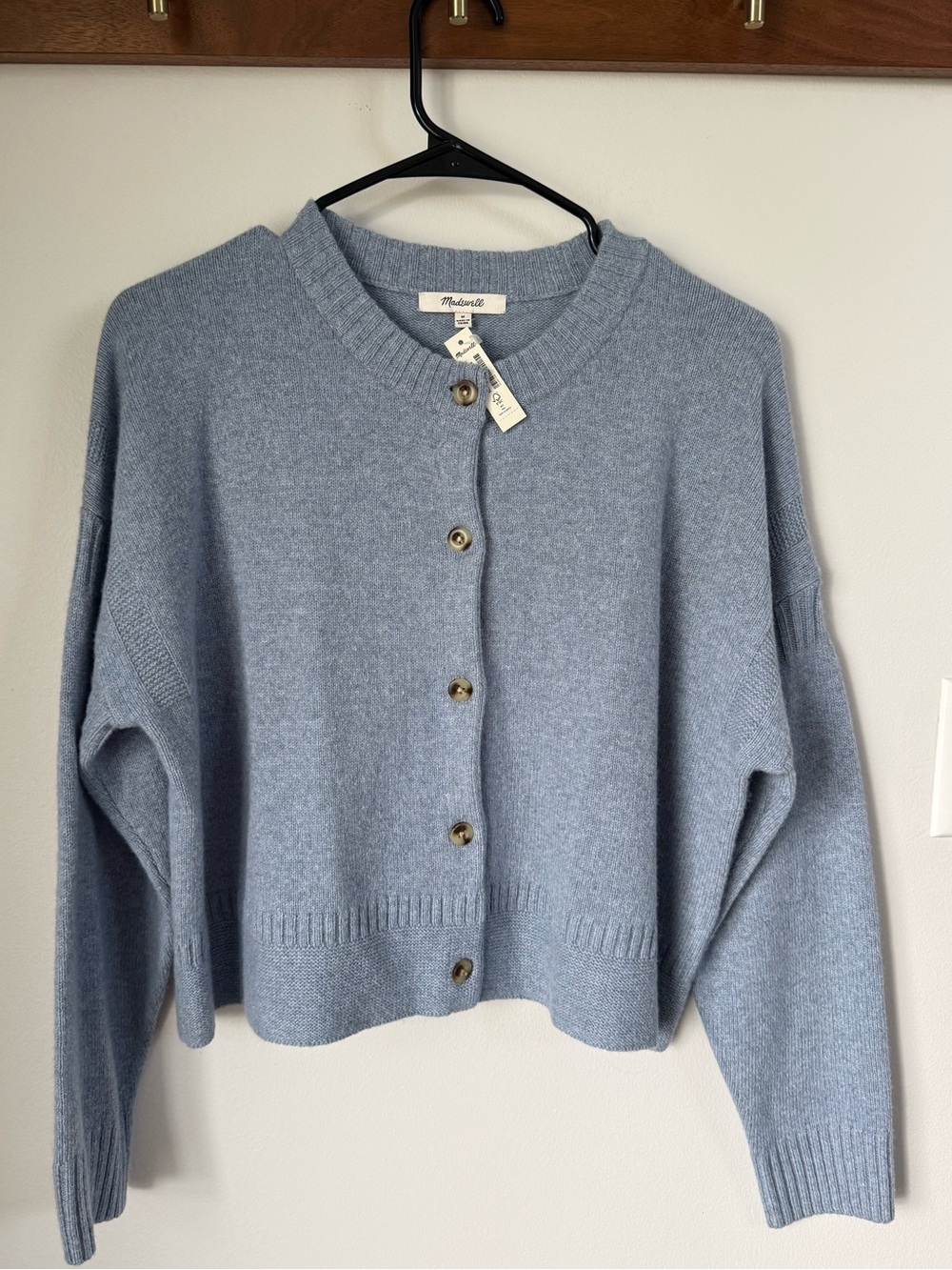 Madewell Clemence Cropped Cardigan Sweater